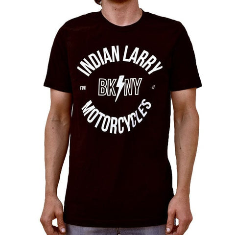 Indian Larry BK/NY t-shirt black INDIAN LARRY MOTORCYCLES MOTOVEIKALS 21