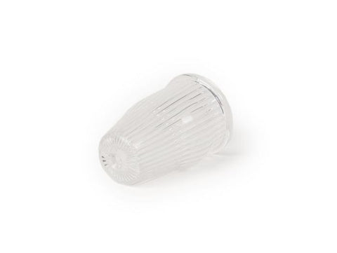 Indicator lens -MOTO NOSTRA handlebar indicator- Vespa Rally180 (VSD1T), Rally200 (VSE1T), Sprint, V50, PV125, ET3 - colourless MOTO NOSTRA MOTOVEIKALS 21