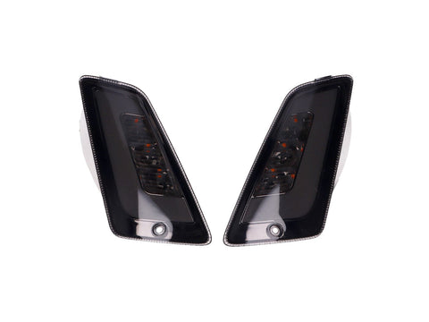 indicator light set front Power1 LED smoky tinted for Vespa GT, GTL, GTV, GTS 125-300 POWER1 MOTOVEIKALS 21