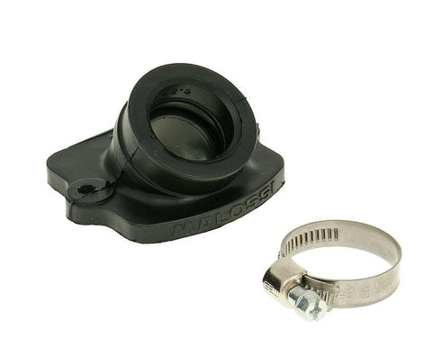 intake manifold Malossi MHR FKM 21mm diameter, 24.5mm carb connection for Piaggio MALOSSI MOTOVEIKALS 21