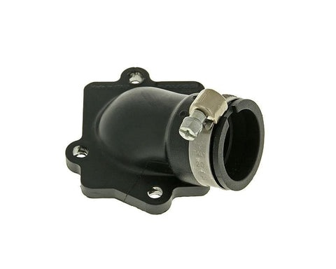 intake manifold Malossi NBR 22mm inner diameter, 28mm carburetor connection for Minarelli horizontal, CPI, Keeway, 1E40QMB MALOSSI MOTOVEIKALS 21