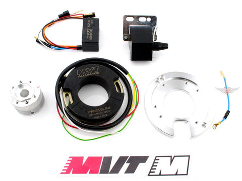Internal rotor ignition MVT Premium analog with light for Yamaha FS1 SS50 AP50 Carter TUM 178 MVT ALLUMAGE MOTOVEIKALS 21