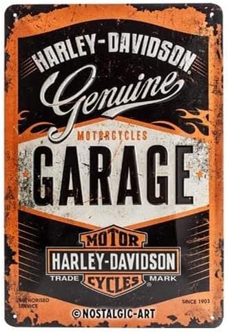 Izkārte Harley Davidson GARAGE 20x30cm NOSTALGIC ART MOTOVEIKALS 21