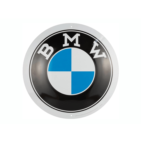 Izkārtne BMW LOGO apaļa D 35cm NOSTALGIC ART MOTOVEIKALS 21