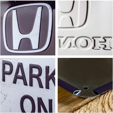 Izkārtne HONDA PARKING ONLY 15x20cm NOSTALGIC ART MOTOVEIKALS 21