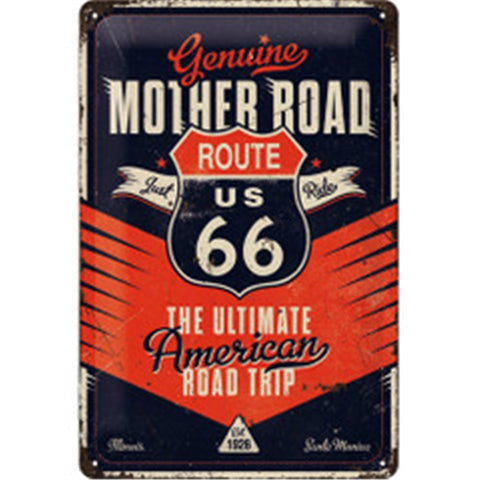 Izkārtne Mother Road ROUTE 66 20x30cm NOSTALGIC ART MOTOVEIKALS 21