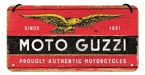 Izkārtne MOTO GUZZI logo 20x10cm NOSTALGIC ART MOTOVEIKALS 21