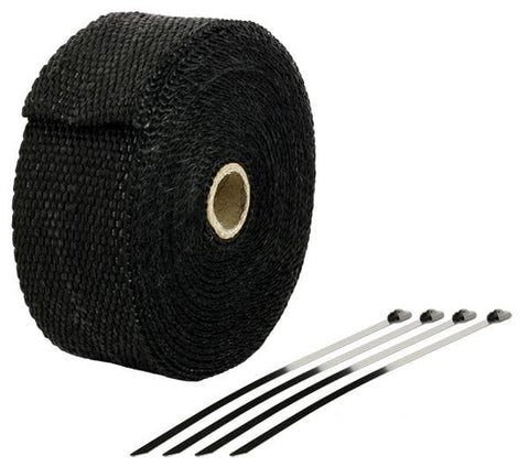 Izplūdes termiskā lente 10M BLACK + 4 stiprinājumi platums: 50mm biezums: 1,5mm SIFAM MOTOVEIKALS 21