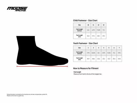 Jauniešu MX zābaki MOOSE RACING S18Y M1.3™ black 5 / 38 MOOSE RACING MOTOVEIKALS 21