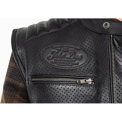 John Doe Storm Leather vest black JOHN DOE MOTOVEIKALS 21