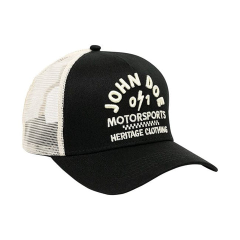 John Doe Trucker cap Black /White JOHN DOE MOTOVEIKALS 21