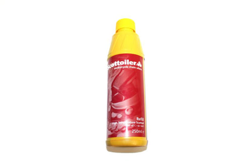 Ķēžu eļļa Scottoiler sistēmai - Scottoil High Temperature Red 250 ml SCOTTOILER MOTOVEIKALS 21