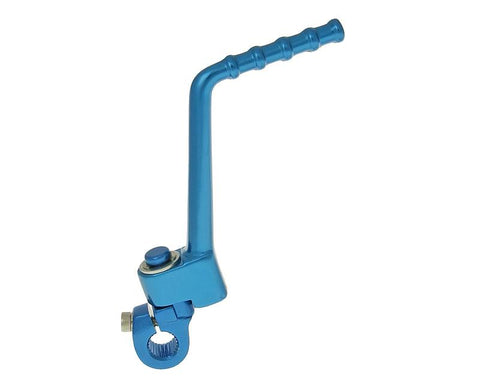 kickstart lever aluminum blue for Derbi EBE, D50B0 VPARTS MOTOVEIKALS 21