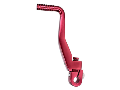 kickstart lever foldable, anodized aluminum, red for Simson S50, S51, S53, S70, S83 101 OCTANE MOTOVEIKALS 21