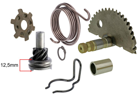 kickstart repair kit 12.5mm for Peugeot 50cc vertical OEM STANDARD MOTOVEIKALS 21