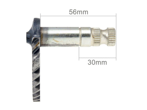 kickstart spindle complete 56mm / 30mm for GY6 50cc, 139QMB 101 OCTANE MOTOVEIKALS 21
