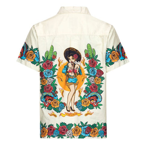 King Kerosin Acapulco hawaii shirt off white KING KEROSIN MOTOVEIKALS 21