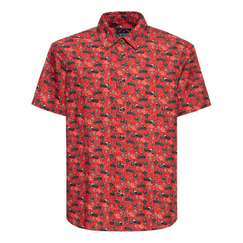King Kerosin Biker soul shirt red KING KEROSIN MOTOVEIKALS 21