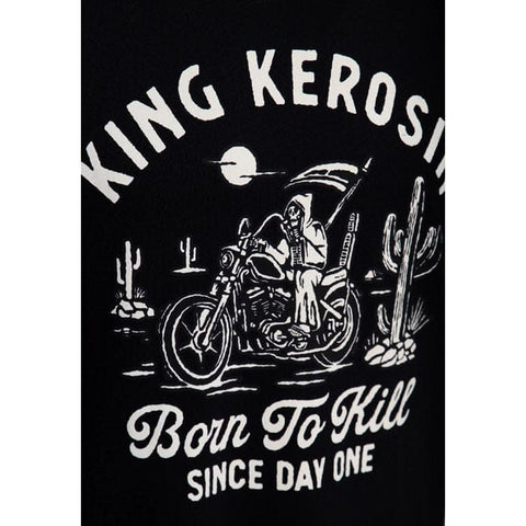 King Kerosin Born to kill t-shirt black KING KEROSIN MOTOVEIKALS 21