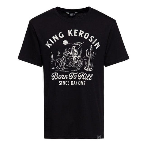 King Kerosin Born to kill t-shirt black KING KEROSIN MOTOVEIKALS 21