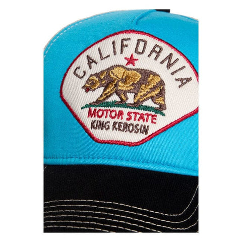 King Kerosin California cap black/blue KING KEROSIN MOTOVEIKALS 21
