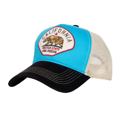 King Kerosin California cap black/blue KING KEROSIN MOTOVEIKALS 21