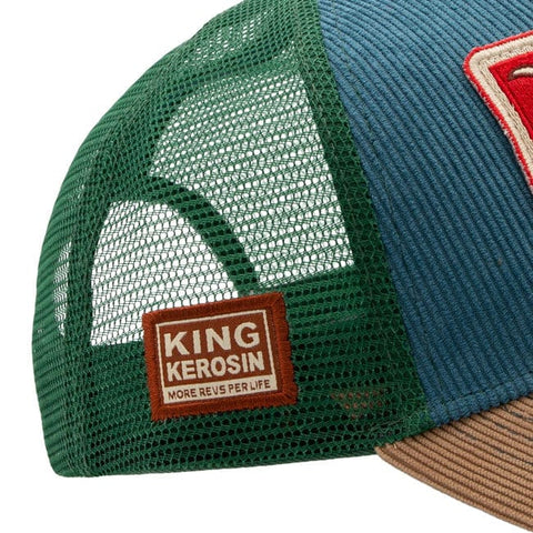 King Kerosin Country Roads cap smoke blue KING KEROSIN MOTOVEIKALS 21