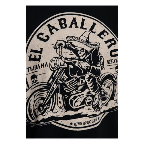 King Kerosin El Caballero t-shirt black KING KEROSIN MOTOVEIKALS 21