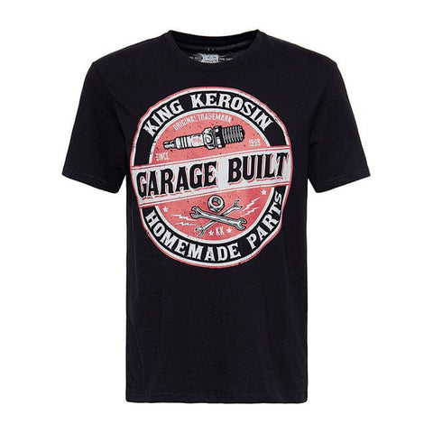 King Kerosin Garage Built t-shirt black KING KEROSIN MOTOVEIKALS 21