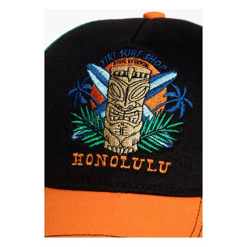 King Kerosin Honolulu cap black/orange KING KEROSIN MOTOVEIKALS 21