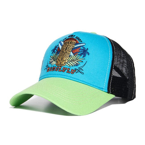 King Kerosin Honolulu cap green/turquoise KING KEROSIN MOTOVEIKALS 21