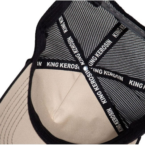 King Kerosin I''m a dirty old man cap black&offwhite KING KEROSIN MOTOVEIKALS 21