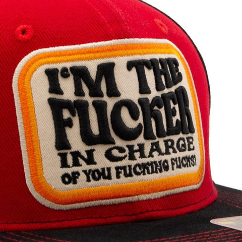 King Kerosin I''m the fucker cap black&red KING KEROSIN MOTOVEIKALS 21