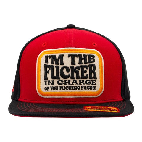King Kerosin I''m the fucker cap black&red KING KEROSIN MOTOVEIKALS 21