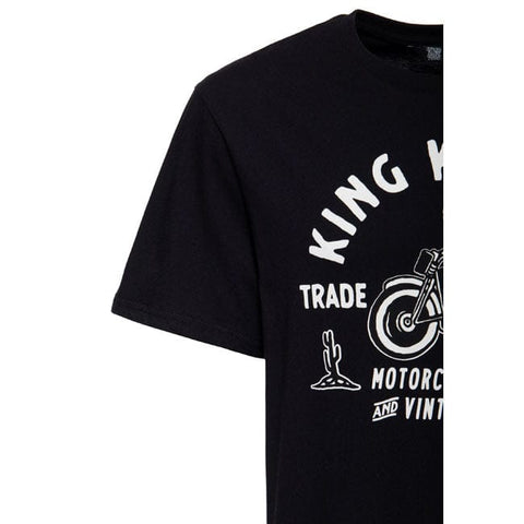 King Kerosin Motorcycle parts t-shirt black KING KEROSIN MOTOVEIKALS 21