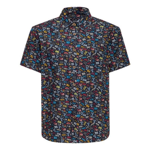 King Kerosin Printed rebellion shirt KING KEROSIN MOTOVEIKALS 21