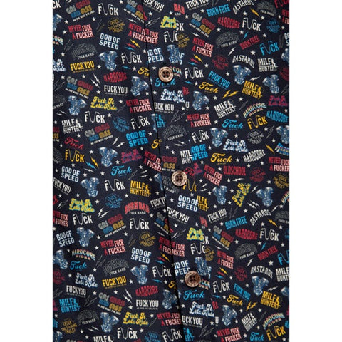 King Kerosin Printed rebellion shirt KING KEROSIN MOTOVEIKALS 21