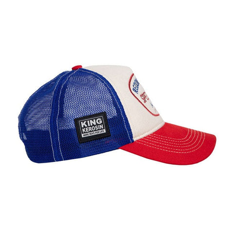 King Kerosin Redondo Beach cap beige/red KING KEROSIN MOTOVEIKALS 21