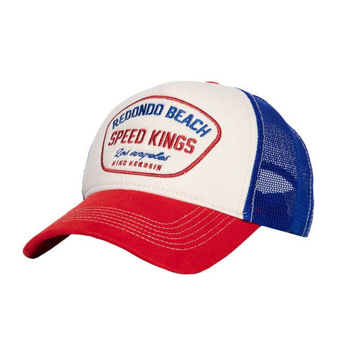 King Kerosin Redondo Beach cap beige/red KING KEROSIN MOTOVEIKALS 21