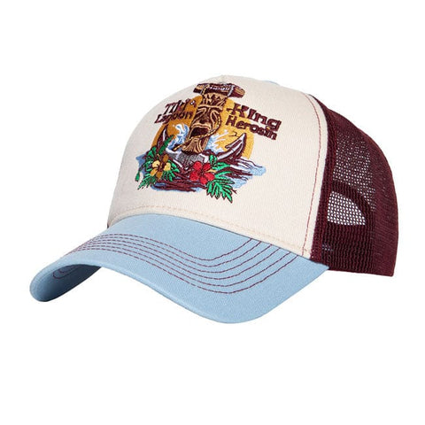 King Kerosin Tiki Lagoon cap off white/blue KING KEROSIN MOTOVEIKALS 21