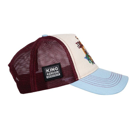 King Kerosin Tiki Lagoon cap off white/blue KING KEROSIN MOTOVEIKALS 21