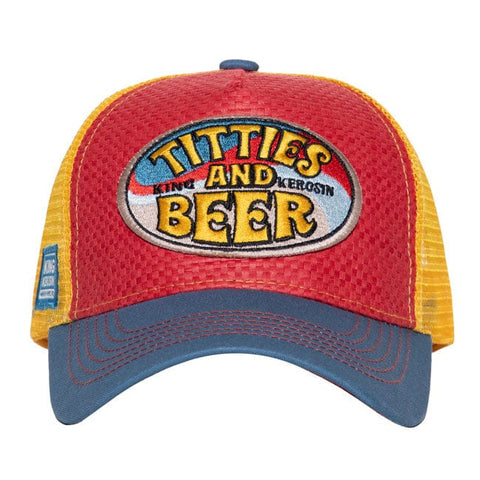 King Kerosin Tities and Beer cap winered KING KEROSIN MOTOVEIKALS 21