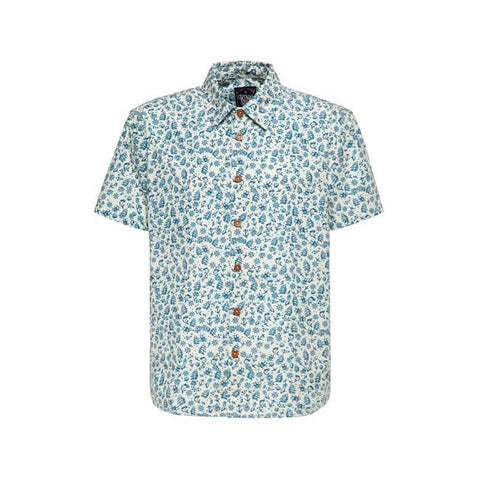 King Kerosin Vintage Sea Pattern t-shirt off white KING KEROSIN MOTOVEIKALS 21