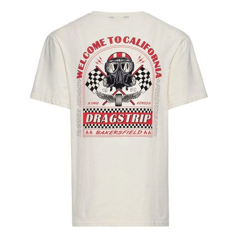 King Kerosin Welcome to California t-shirt offwhite KING KEROSIN MOTOVEIKALS 21