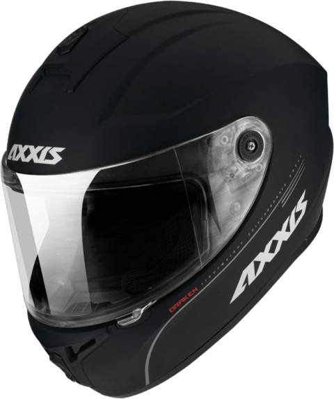 Ķivere AXXIS DRAKEN S SOLID V.2 A11 matte black XS AXXIS MOTOVEIKALS 21