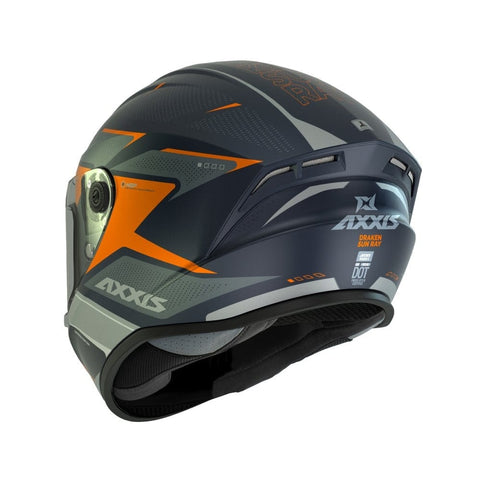 Ķivere AXXIS DRAKEN S SUNRAY C4 matte fluor orange 2XL AXXIS MOTOVEIKALS 21