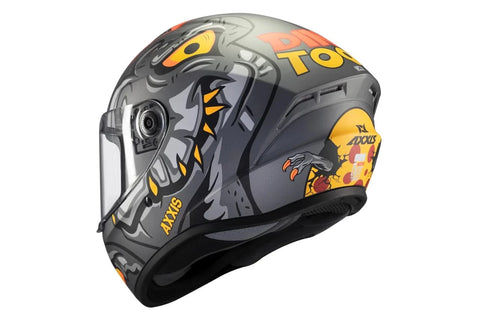 Ķivere AXXIS FF112C Draken S DINOTOON B5 matte red AXXIS MOTOVEIKALS 21