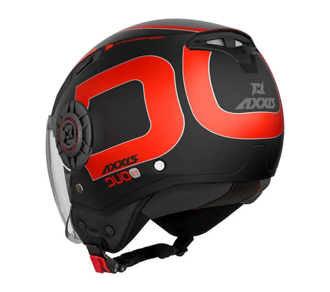 Ķivere AXXIS METRO S DUO OF513B B15 black / red AXXIS MOTOVEIKALS 21
