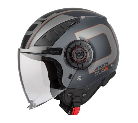 Ķivere AXXIS METRO S DUOOF513B C2 gray matte AXXIS MOTOVEIKALS 21