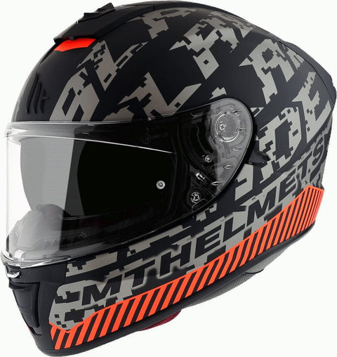 Ķivere Full Face MT Helmet BLADE 2SV CHECK B2 matte grey XS MT HELMETS MOTOVEIKALS 21